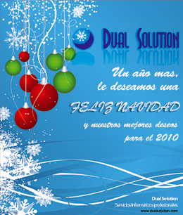 Dual Solution les desea Feliz Navidad